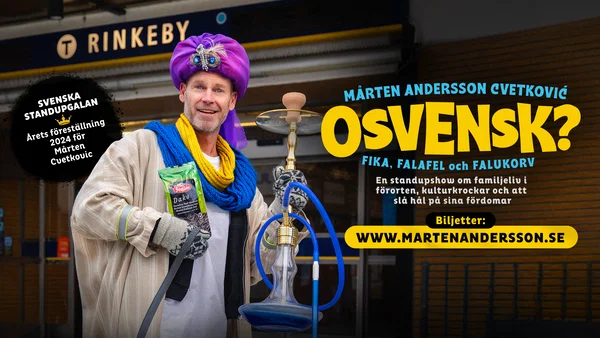 OSVENSK? Mårten Andersson at Nya Cirkus