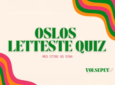 Oslo's Fun Quiz Night at SALT!