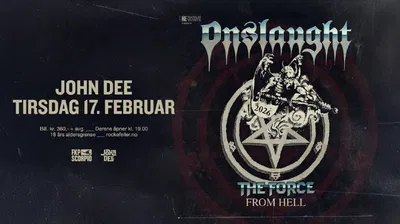 Oslo Rocks: Onslaught at John Dee!