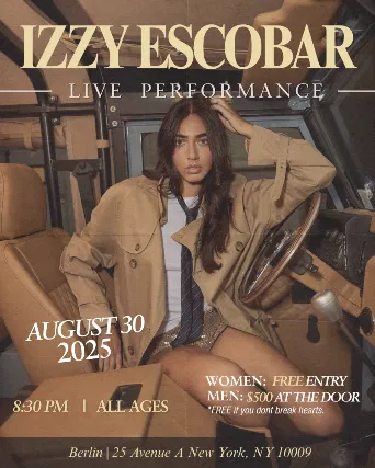 Izzy Escobar & Sophia Sheth: Berlin, NYC