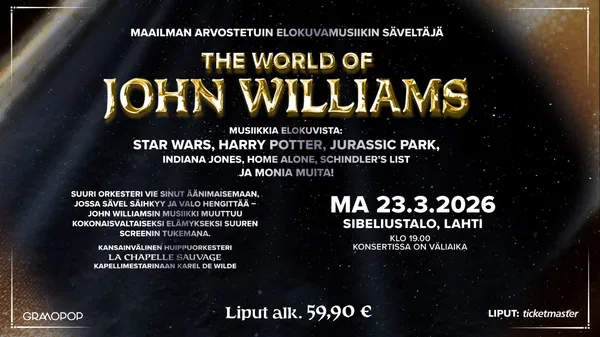 John Williams Live at SIBELIUSTALO