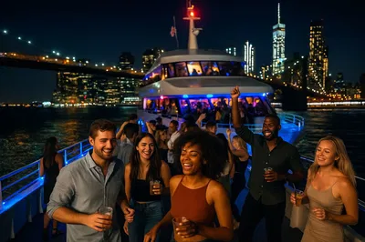 NYC Yacht Party 2025: Cruise, Music & City Views!