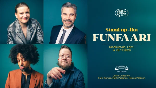 Stand up -ilta Funfaari at SIBELIUSTALO