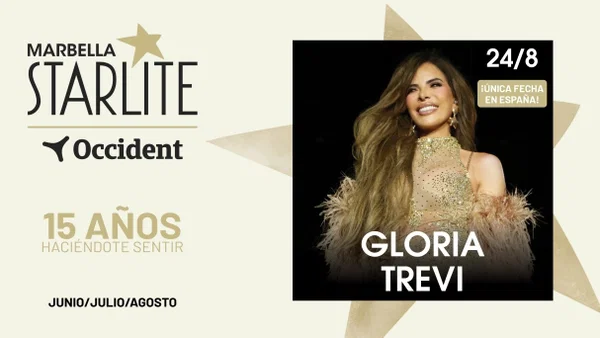 Book Tickets: Gloria Trevi Live at Starlite Marbella 2026