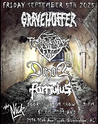 GraveHuffer & Drood: Metal Mayhem at The Nick!