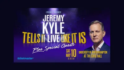 Jeremy Kyle: Unfiltered Truths LIVE in Wolverhampton!