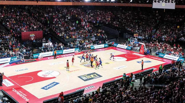 Watch Windrose Giants Antwerp vs Den Helder Suns at Lotto Arena