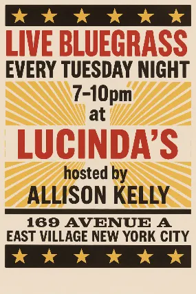 Allison Kelly's Bluegrass: Live at Lucinda's!