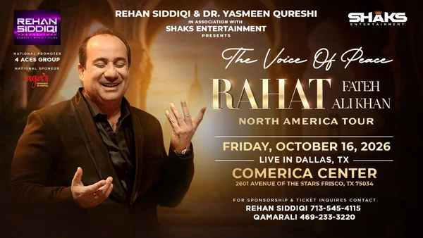 Rahat Fateh Ali Khan Live in Frisco Tickets