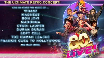 Relive the Magic: 80's Live Concert Experience in Dunfermline!