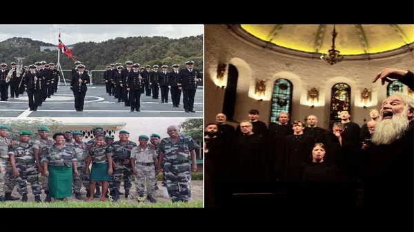 Experience Skruk & Sjøforsvarets Musikkorps Peace Concert at Grieghallen