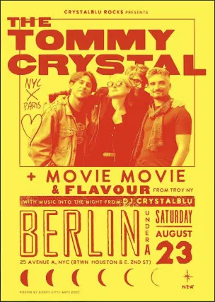 CrystalBlu Presents: The Tommy Crystal in NYC!
