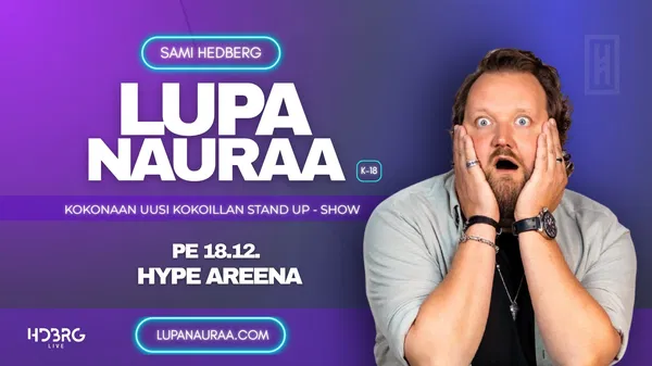 Sami Hedberg Lupa Nauraa Espoo Tickets