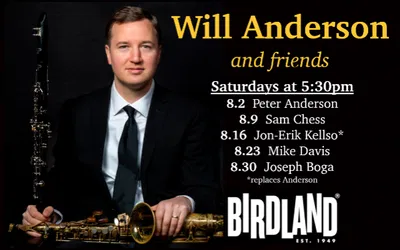 Birdland Jazz: Will Anderson & Friends - NYC's Best!