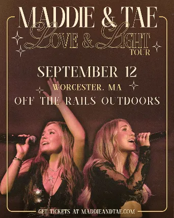 Maddie & Tae Country Night: Worcester's Outdoor Concert!