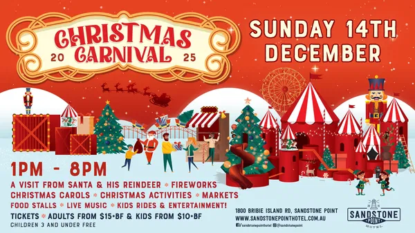 Christmas Carnival 2025 at Sandstone Point Hotel - Family Fun Event