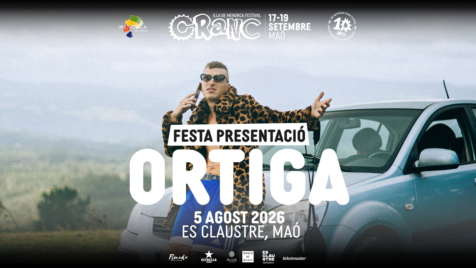 Ortiga Live at Cranc Festival Mahón Tickets