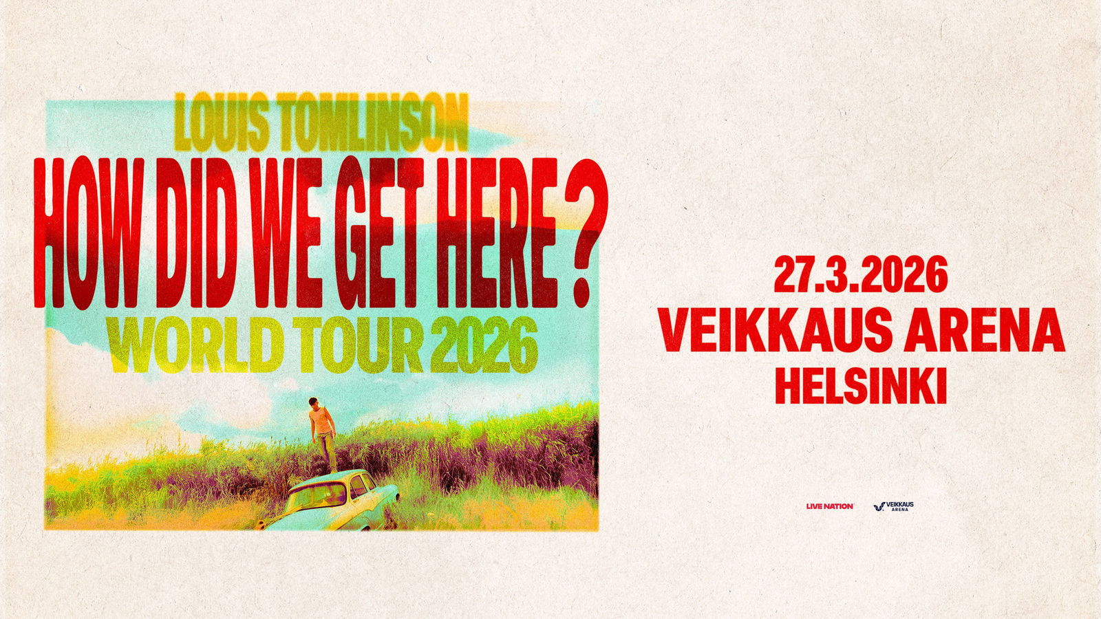 Louis Tomlinson Helsinki 2026 | Get Tickets Now