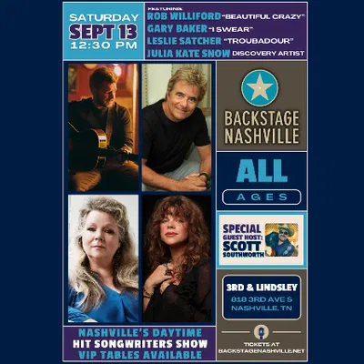 Nashville's Hit Songwriters: Intimate Showcase at 3rd and Lindsley!