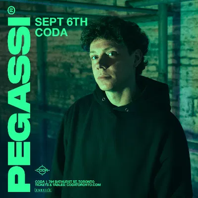 Pegassi: Toronto Techno Night at CODA