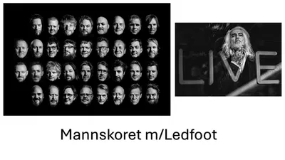 Mannskoret & Ledfoot: Moss Music Night!