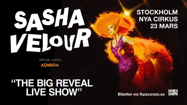 Sasha Velour Travesty at Göta Lejon Tickets