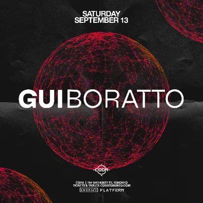 Gui Boratto: Toronto's Unmissable Night of Electronic Music