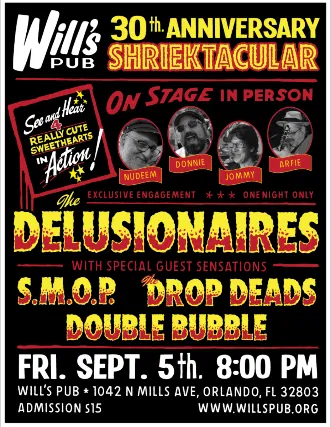 Orlando Rock Fest: Will's 30th Shriektacular!
