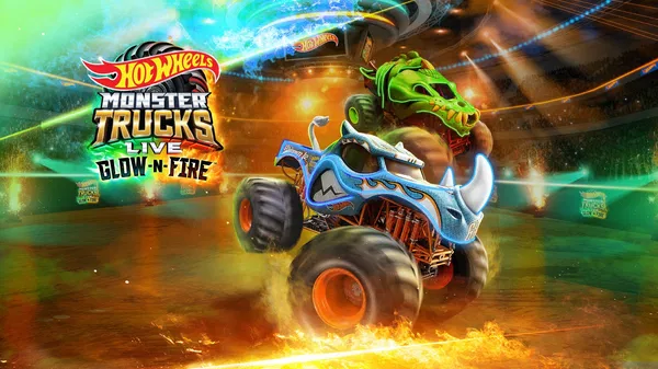 Hot Wheels Monster Trucks Live Glow-N-Fire at Etihad Arena