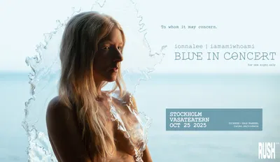 IONNALEE Stockholm: Blue Concert Tickets