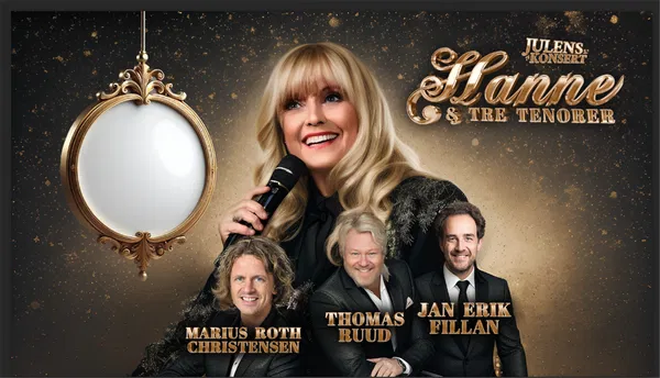 Hanne & Tre Tenorer Christmas Concert in Haugesund