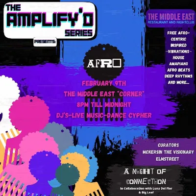 AFRO Beats Night: Groove to the Sounds at Middle East Corner!