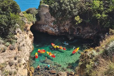Sorrento Kayak Tour: Swim at Queen Giovanna's Baths!