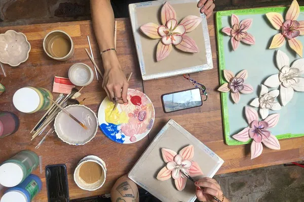 Barcelona Ceramics: Paint Flowers or Sculpt Pets!