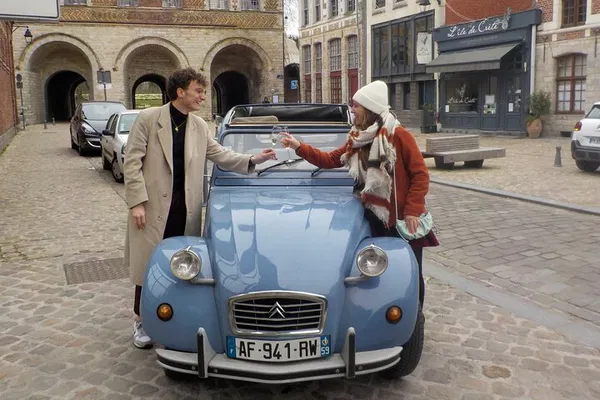 Lille's Charm: Classic 2CV Tour with Champagne Delight!