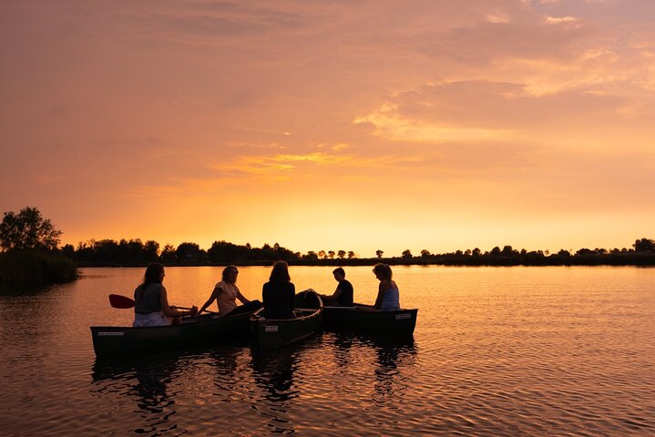 Waterland Sunset Canoe Tour with Dinner Near Amsterdam