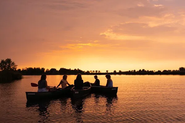 Waterland Sunset Canoe Tour with Dinner Near Amsterdam