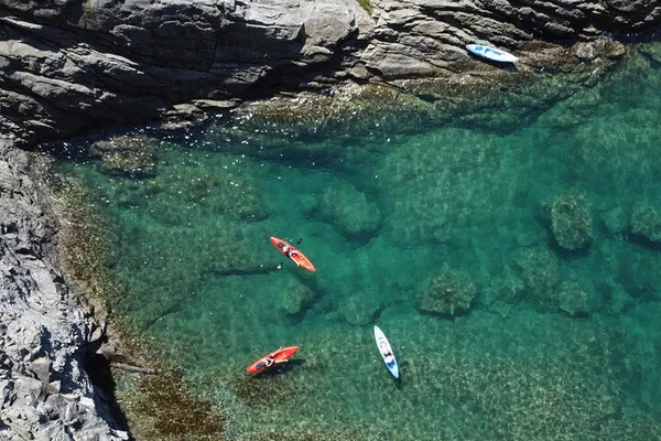 Explore Cinque Terre: Kayak & Snorkel Adventure from Levanto!