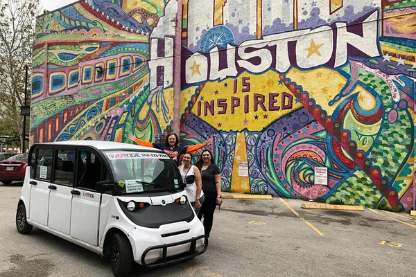 Houston's Insta-Worthy Murals: Private Cart Tour for Stunning Photos