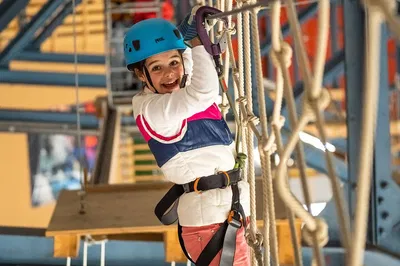 Grindelwald's Thrilling Indoor Ropes Adventure: Conquer New Heights!
