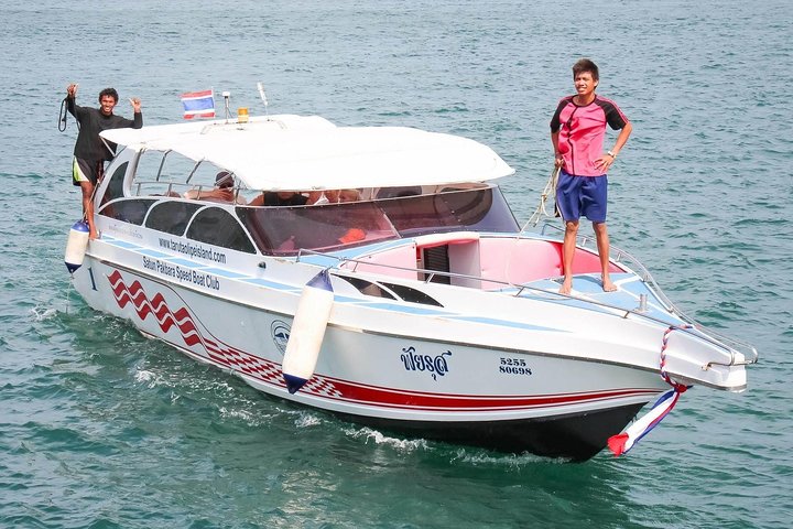 Seamless Island Hop: Koh Phi Phi to Koh Kradan Speedboat Adventure