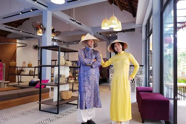 Step Back in Time: Embrace Hoi An's Charm in a Traditional Ao Dai!