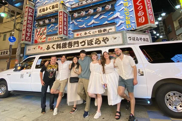 Osaka Limousine Tour: Luxury Sightseeing & Photoshoot Experience