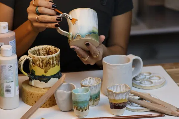 Unleash Your Inner Artist: Barcelona Pottery & Wine Workshop!