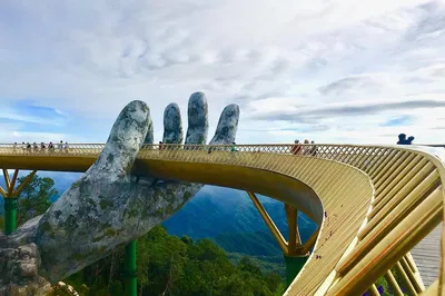 Sunset Spectacle: Ba Na Hills & Golden Bridge Adventure