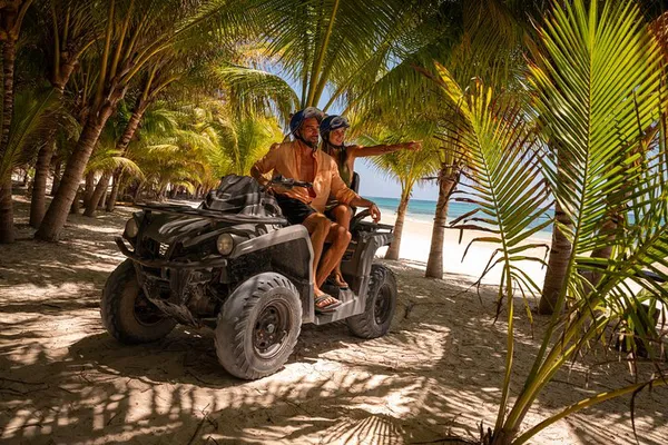 Riviera Maya Thrills: ATV/Speed Boat/Wave Runner Adventure with Beach Club Bliss!