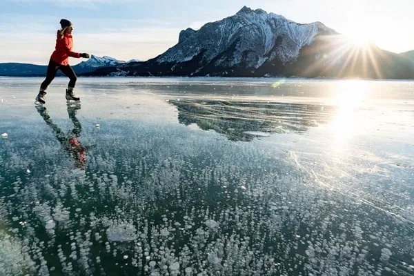Unforgettable Icefields Parkway & Abraham Lake Ice Bubbles Adventure