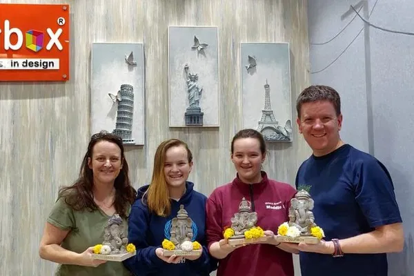 Eco-Friendly Ganesha Creation: Jaipur's Artistic Homage to Tradition