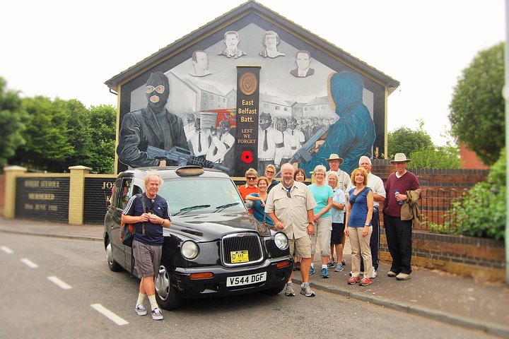 Uncover Belfast's History: An Iconic Black Taxi Tour of The Troubles