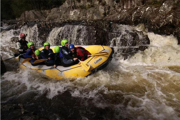 Conquer Scotland's Tummel River: Rafting & River Bugging Adventure!